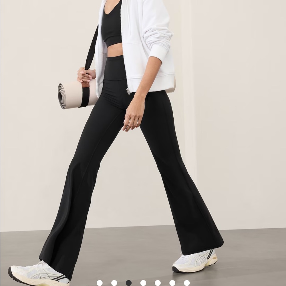 Athleta Black Flare Pants. Perfect condition.